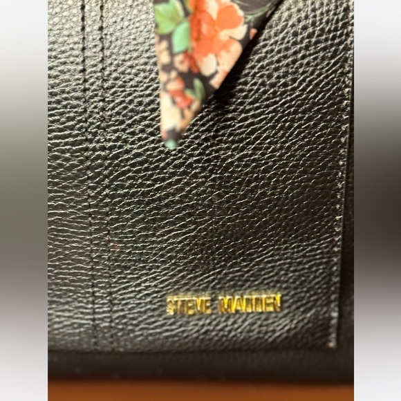 Steve Madden Black Leather Hobo - Picture 2 of 7